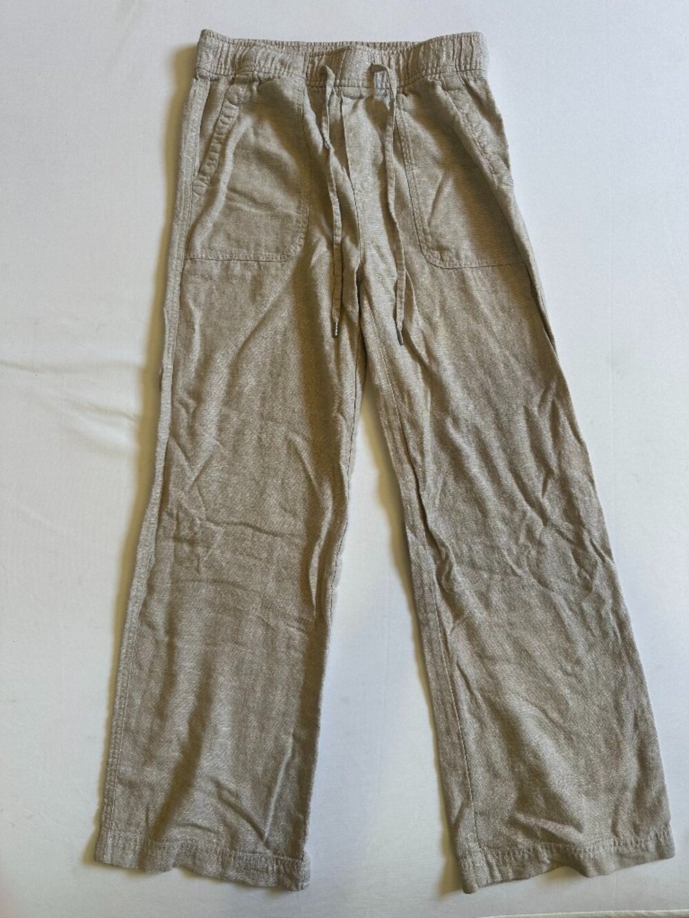 Gap Tan Linen-Style Pants Size XS
